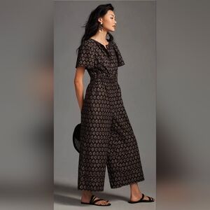 Anthropologie The Somerset Wide Leg Jumpsuit Size XS